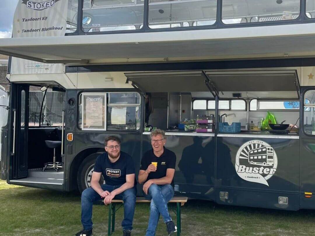 Buster foodtruck op festival Onderstroom