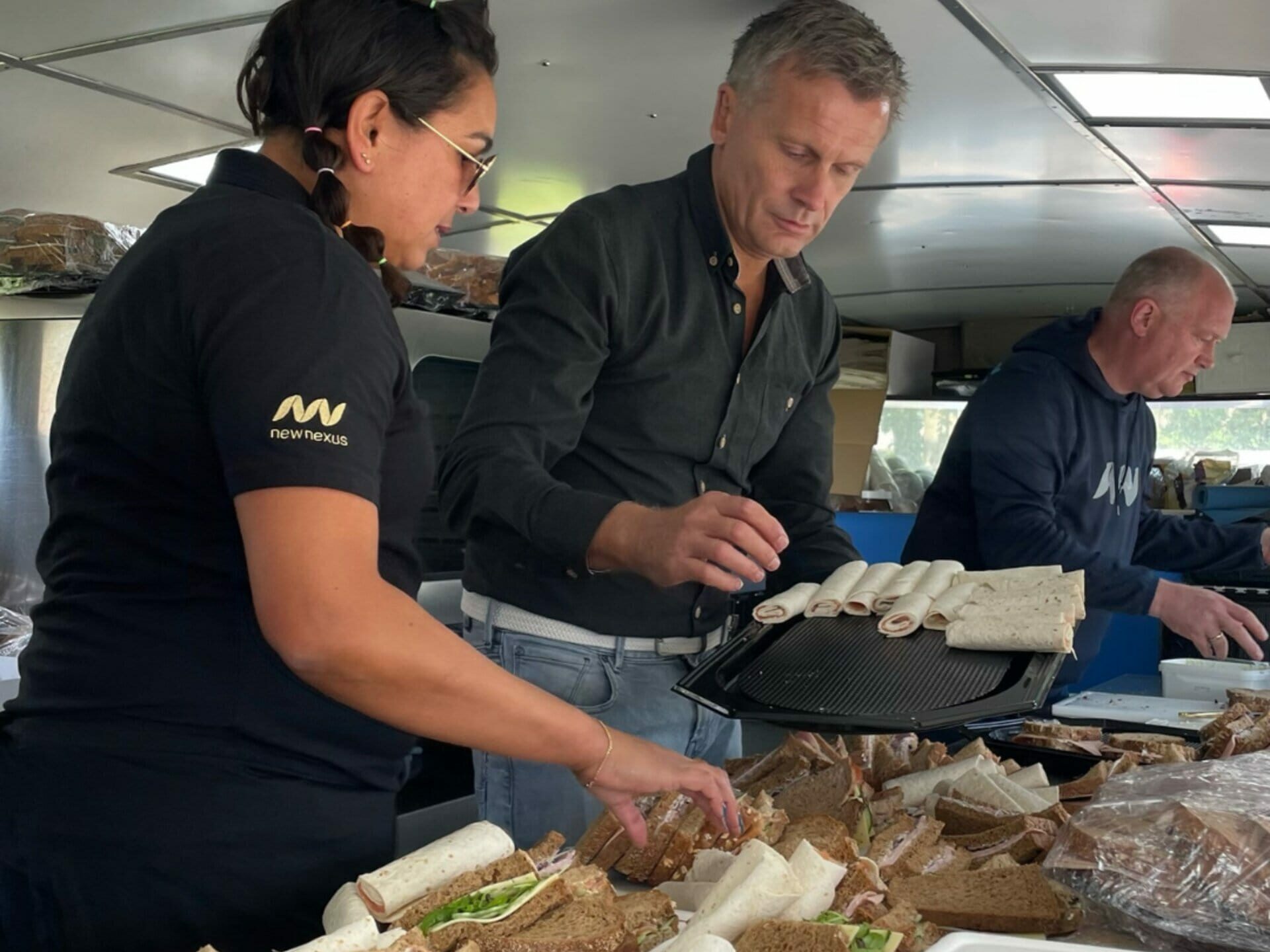 Buster Foodtruck bij de Sintma-run