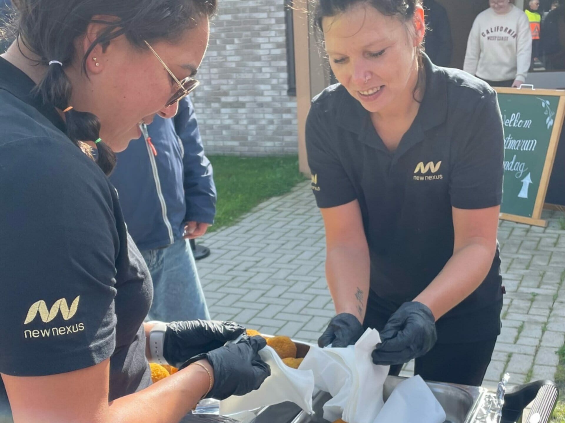 Buster Foodtruck bij de Sintma-run